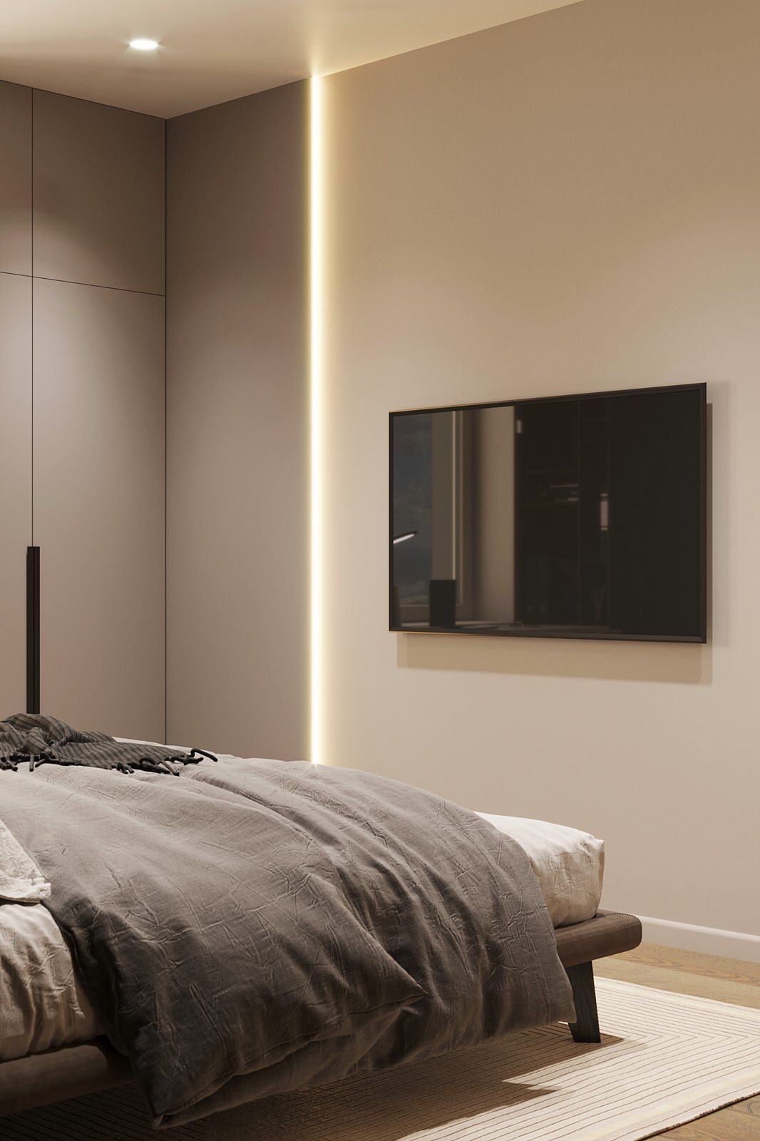 Современная мастер-спальня