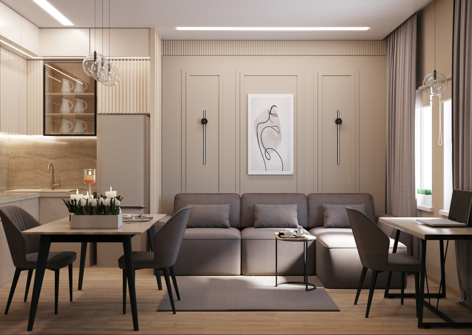 Многофункциональная Студия для молодой семьи в Москве