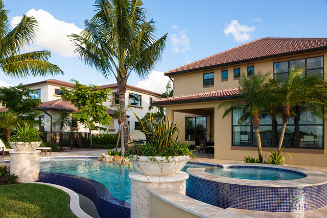 Completed Pools modern-swimming-pool-and-hot-tub