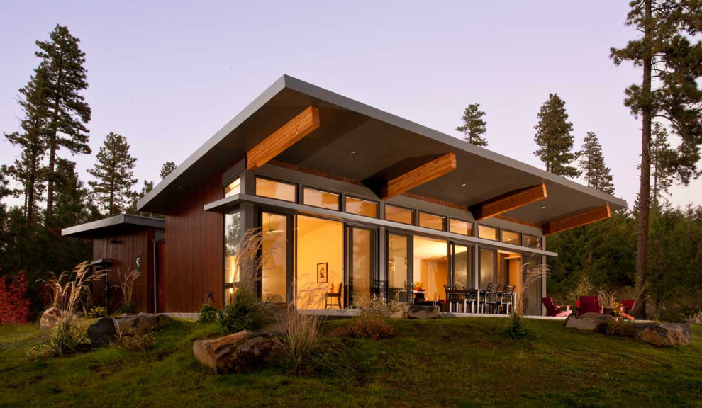 This is an example of a modern home design in Seattle.