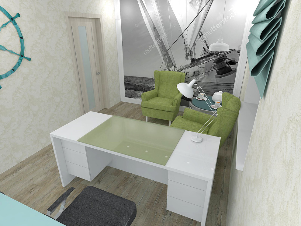 Кабинет в морском стиле