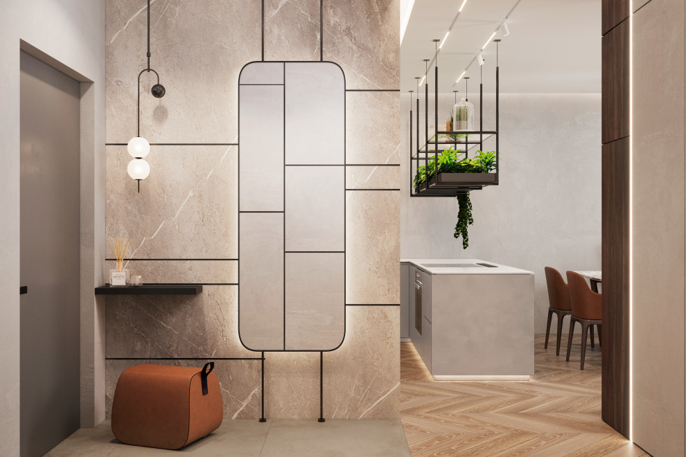 Дизайн трехкомнатной квартиры 90 кв. м.