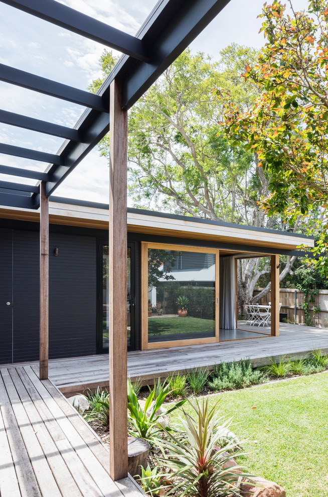 Inspiration for a small contemporary detached studio in Sydney.