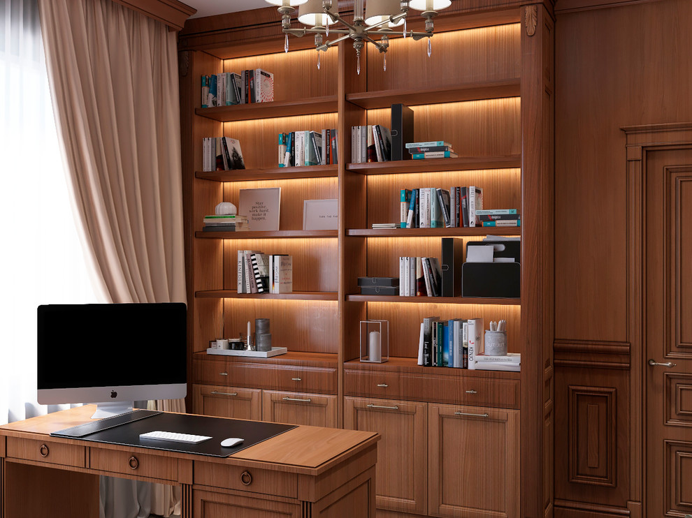 Интерьер кабинета в з.п. Бавария от Унистрой