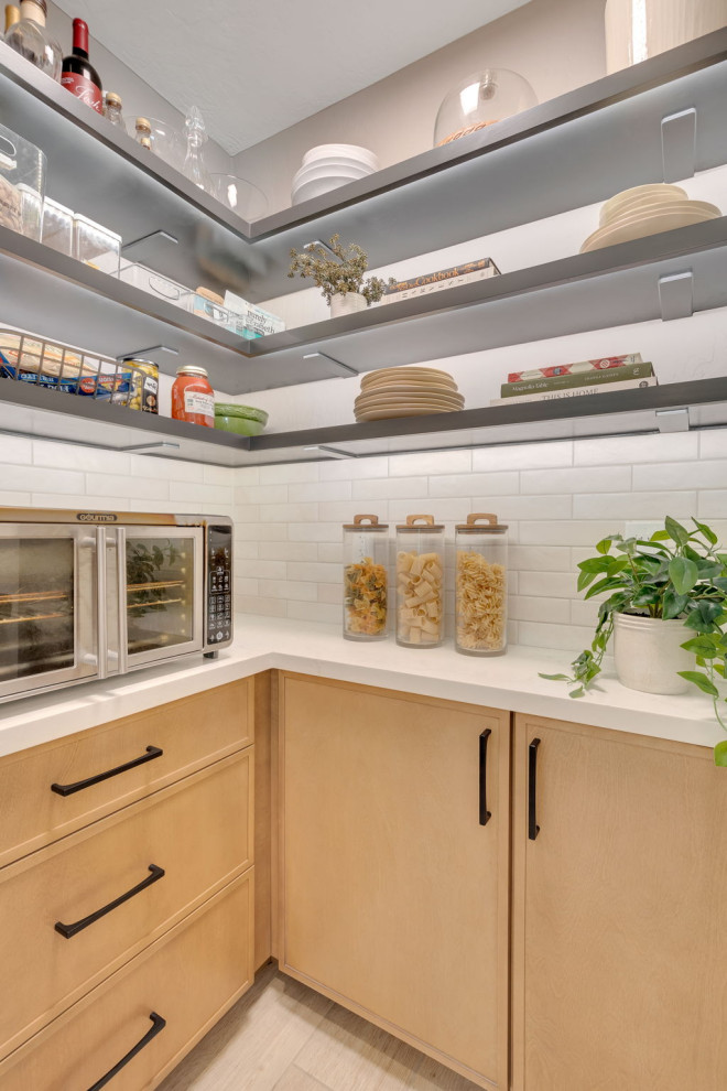 Inspiration for a transitional home design remodel in Phoenix