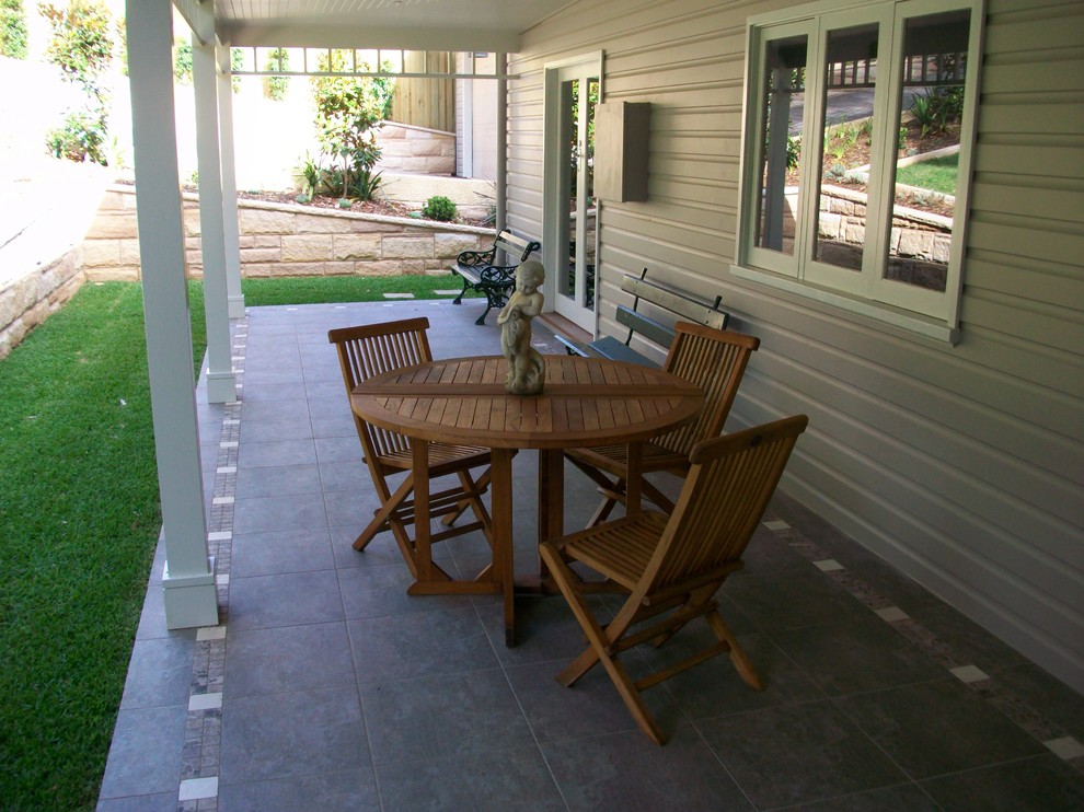 This is an example of a country verandah in Sydney.