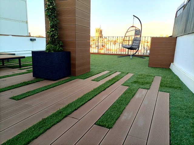 Terraza [Barcelona] contemporaneo-terrazza