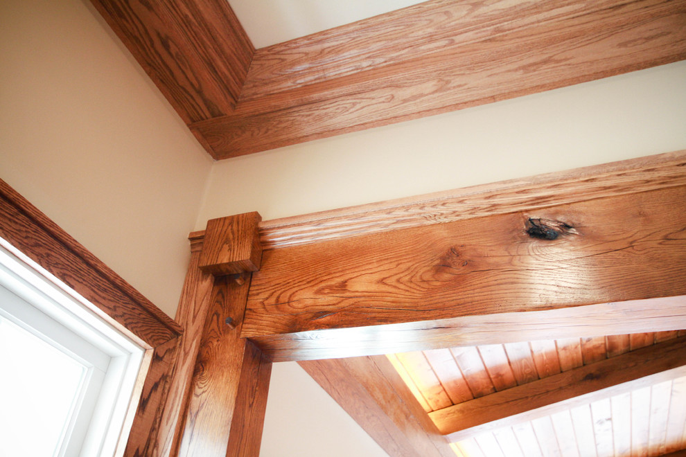 Timber Frame House Addition on Ridge Road
