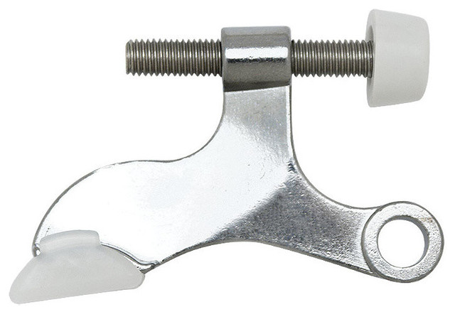 3619 Polished Chrome Heavy Duty Hinge Pin Door Stop Traditional