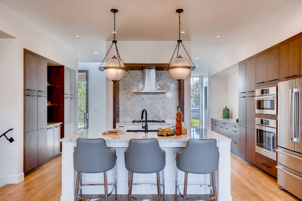 Kitchen - transitional kitchen idea in Denver