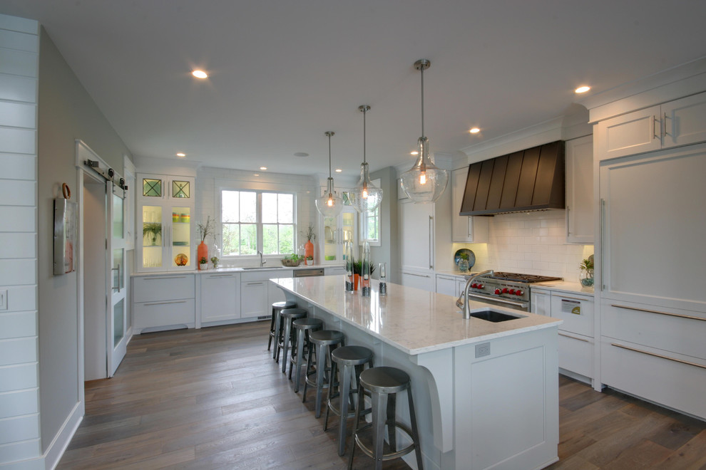 Inspiration for a transitional kitchen remodel in Grand Rapids