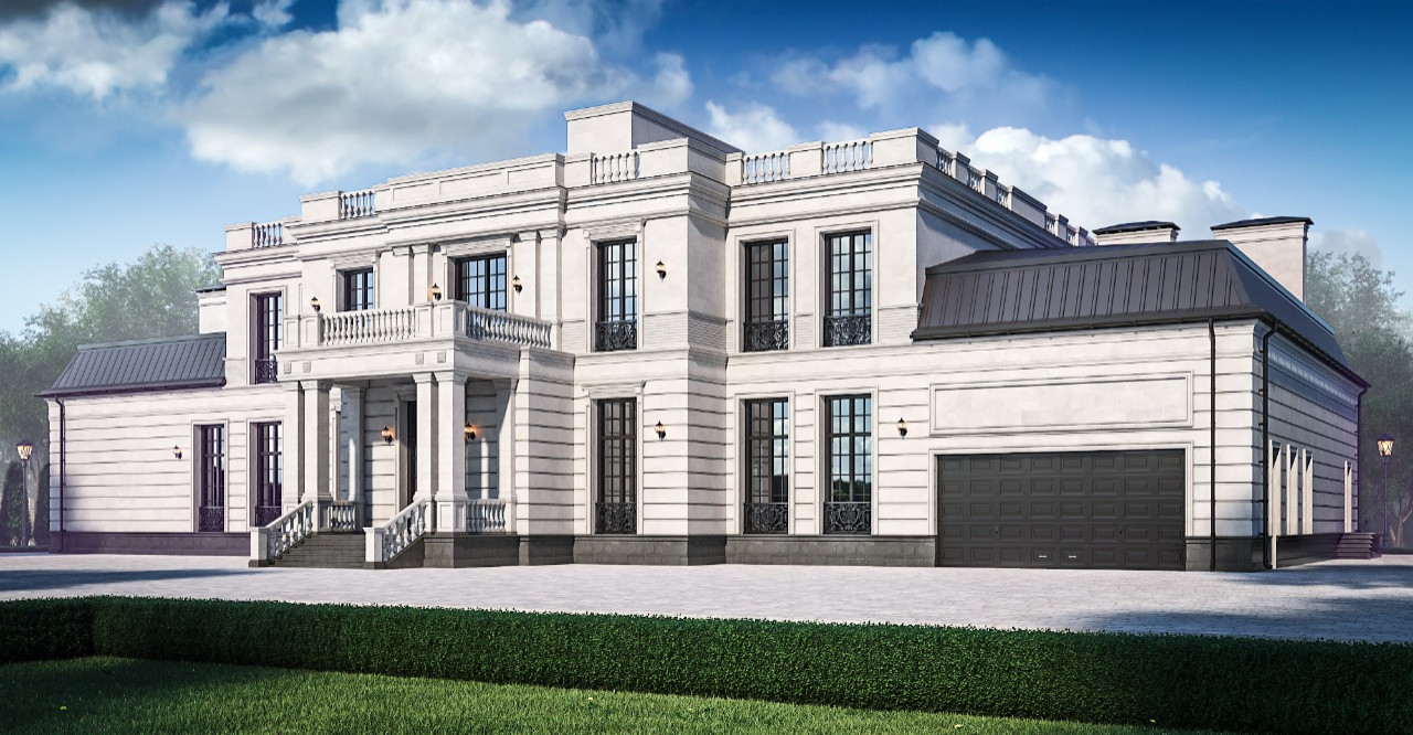 Фасад из дагестанского камня