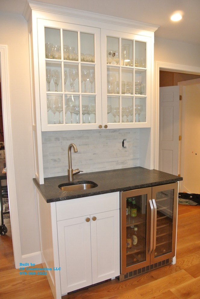 Inspiration for a transitional kitchen remodel in Boston