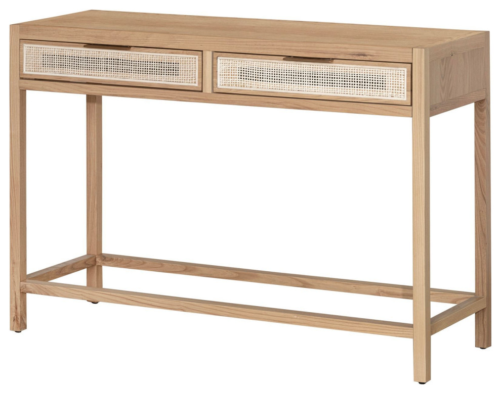 Farmhouse Console Table Natural Tropical Console Tables by LH