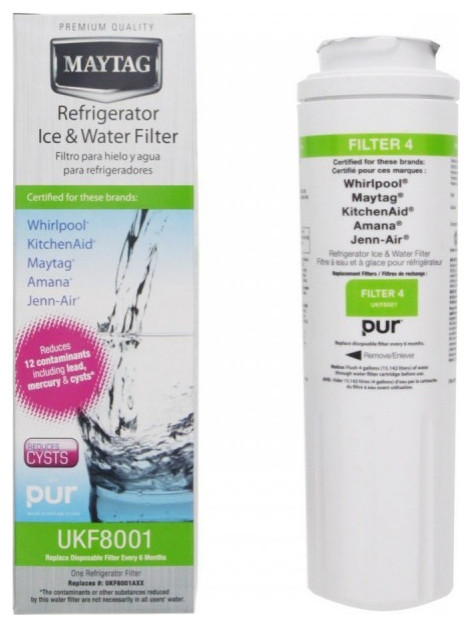 Denali Pure Replacement Water Filter For Maytag MFI2269VEM10 & UKF8001 - NSF/ANSI 42 Certified, 6-Month Change - View #10