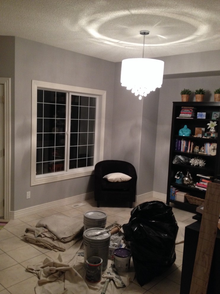 Carpet color to make paint look less blue