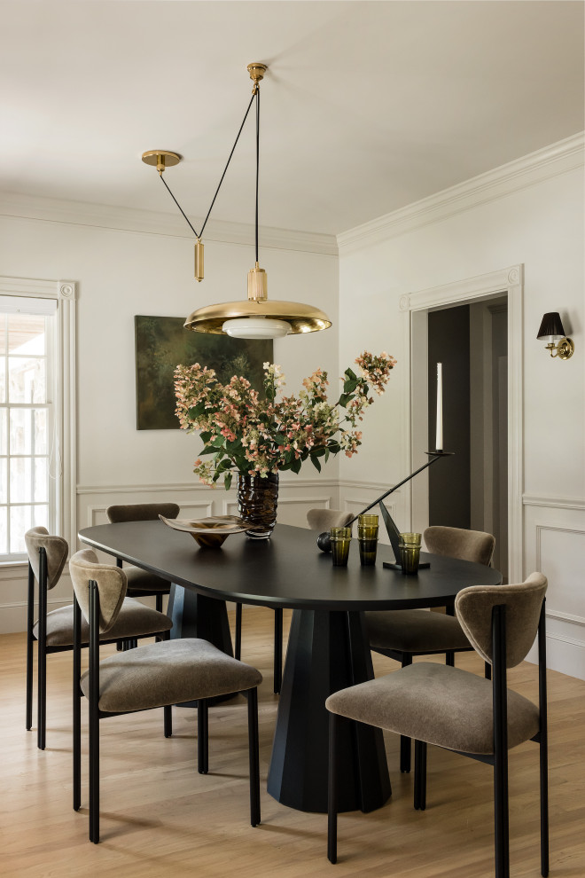 Basement Layout With Kitchen Modern Yet Muted - Transitional - Dining Room - Boston - by Nubuor ...