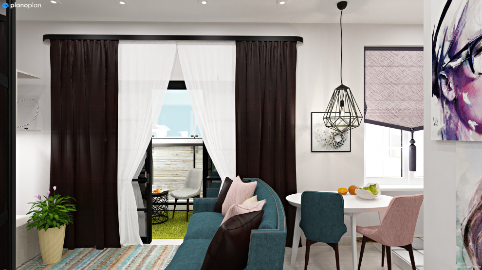 Современная квартира для молодой супружеской пары