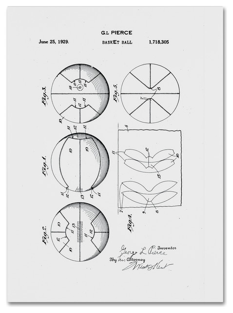 1883 Baseball Catchers Mask Patent Print Art Drawing Poster 18X24