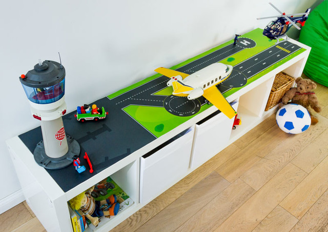 Spieltisch Sticker statt Spielteppich selber bauen IKEA KALLAX, STUVA,  TROFAST - Contemporain - Cologne | Houzz
