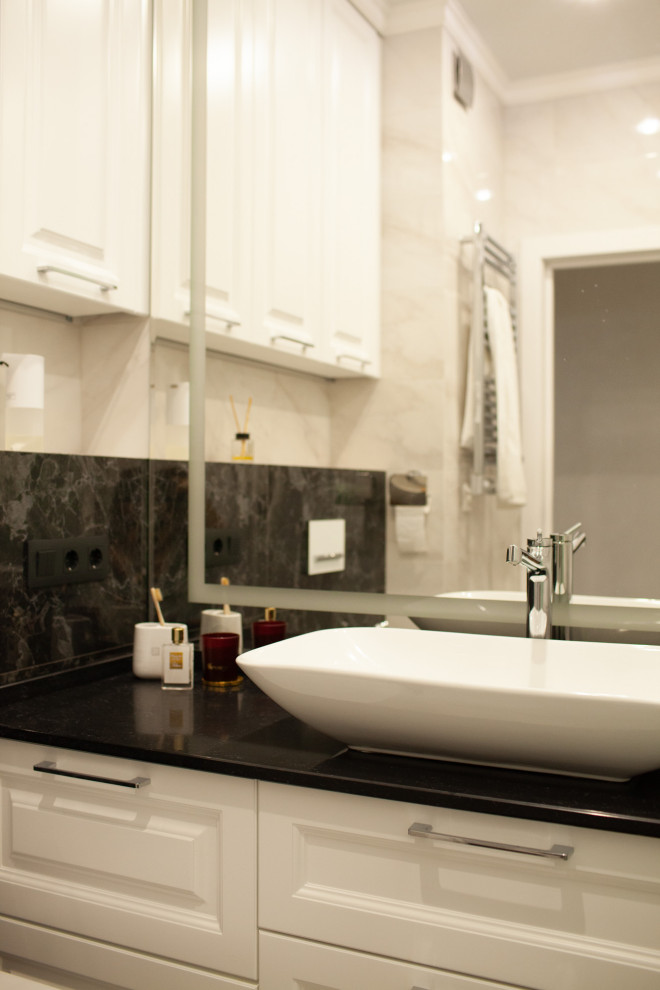 квартира в черно белых тонах