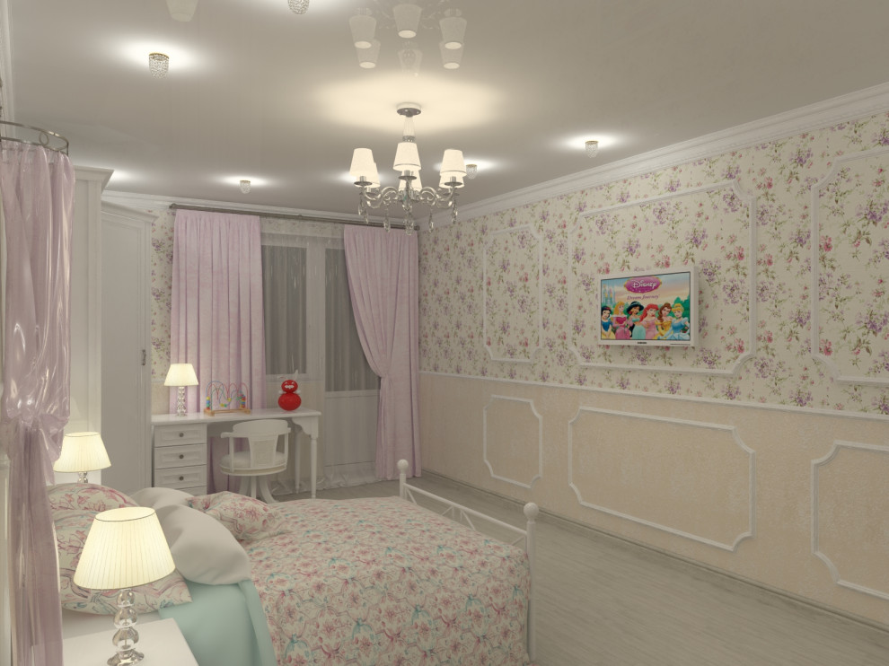 Детская для девочки 21 кв.м