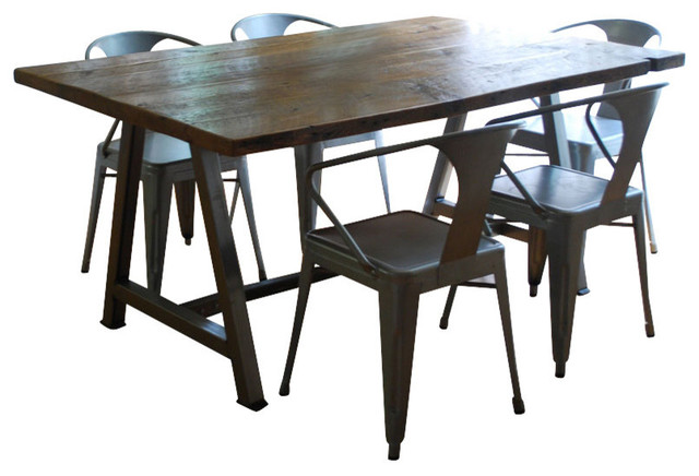 Rustic Modern Architect Table, Standard, 60x30