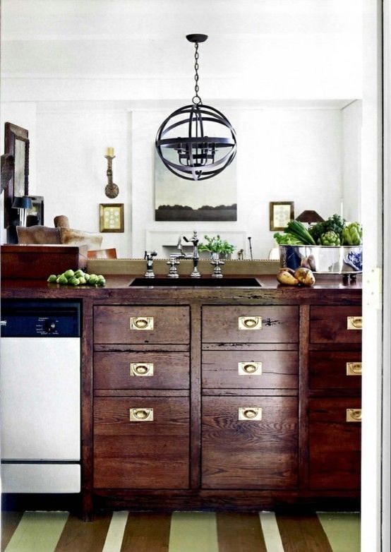 Inspiration for a mid-sized transitional single-wall eat-in kitchen in Sydney.
