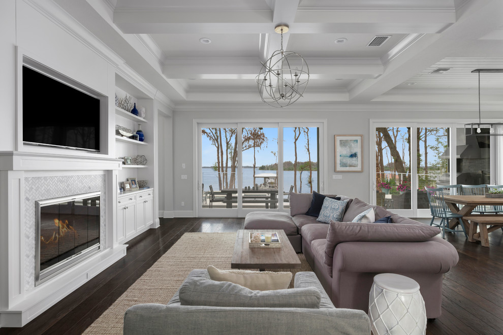 Coastal Inspired Custom Home Overlooking Lake Butler in Windermere ...