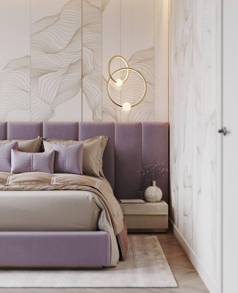 Спальня в нежных тонах