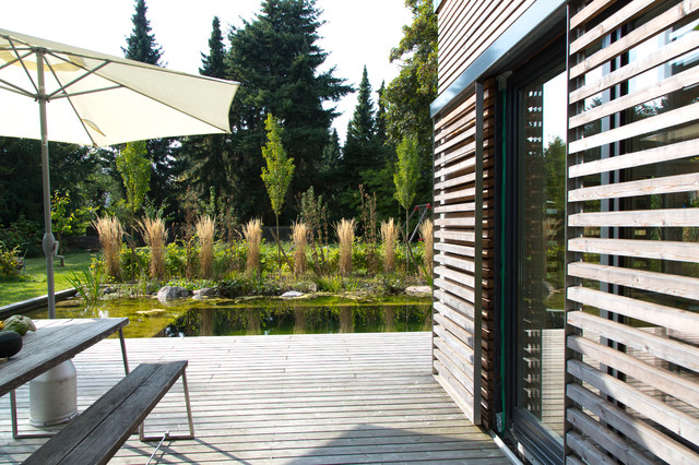 Wassergarten - Contemporáneo - Terraza y balcón - Hamburgo - de