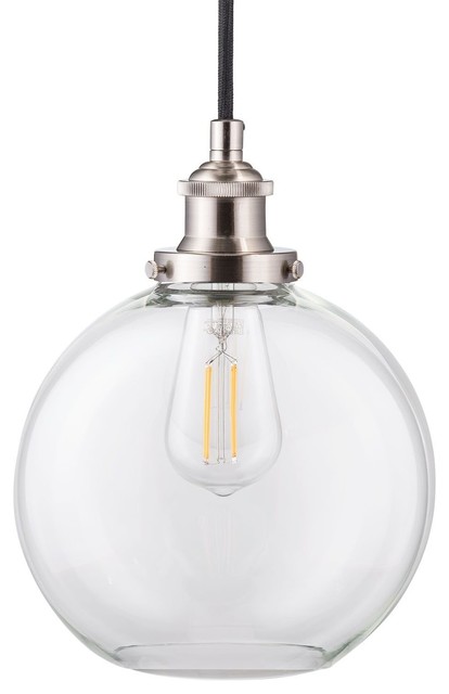 Brushed Nickel 1 Light Fixture Fabric Wrapped Cord Exposed Brushed Nickel 1 Light Fixture Fabric Wrapped Cord Exposed Hardware