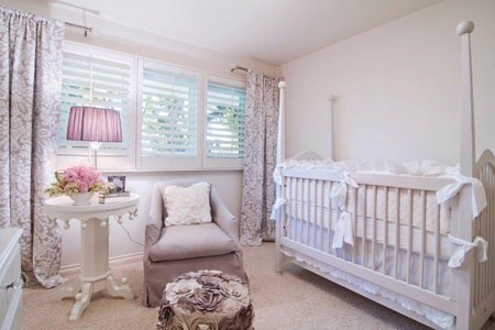 This is an example of a transitional nursery in Minneapolis.
