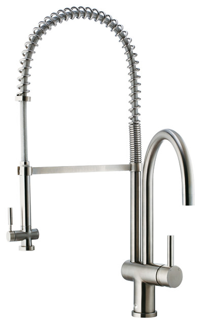 Vigo Vg02006 Dresden Pre Rinse Pull Out Spray Kitchen Faucet