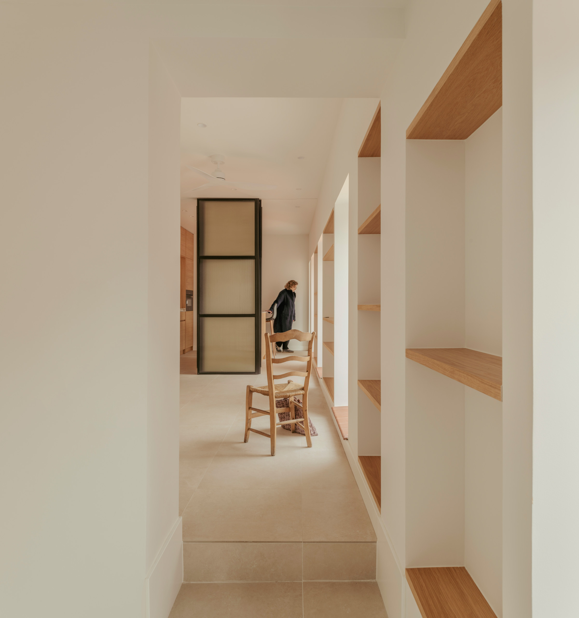 Vista hacia la cocina