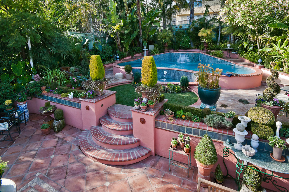 Inspiration for an eclectic custom-shaped pool in San Francisco.