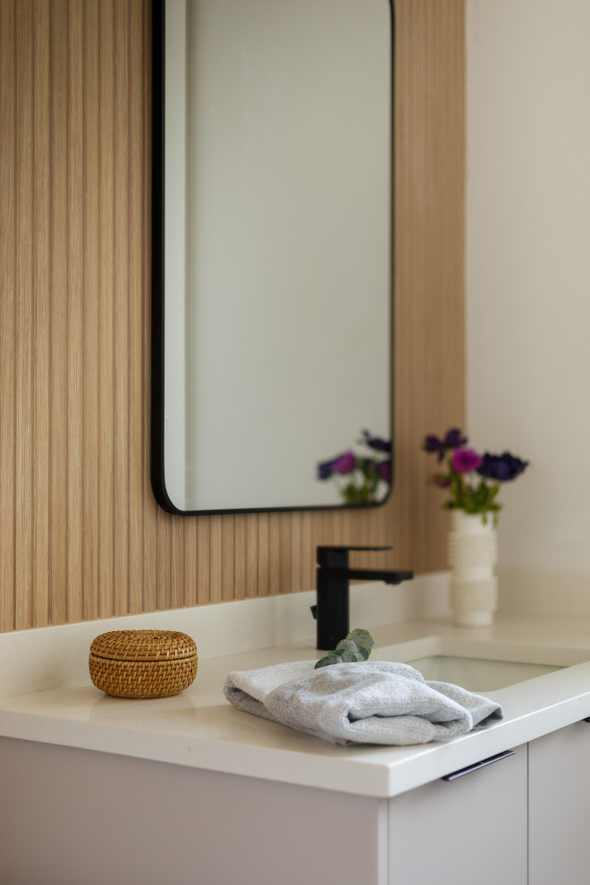 Lexington Modern Oasis - Contemporary - Powder Room - Boston - by DFI ...