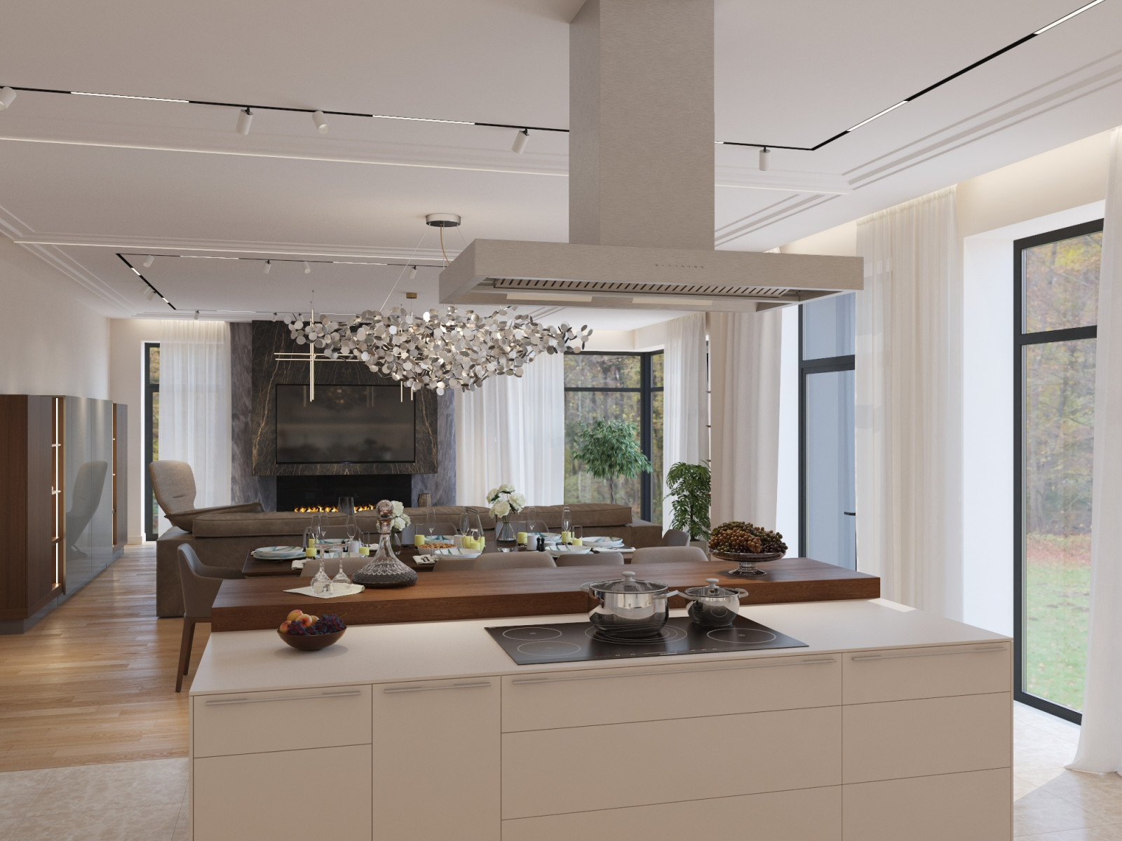 Интерьер загородного дома в Абакане.