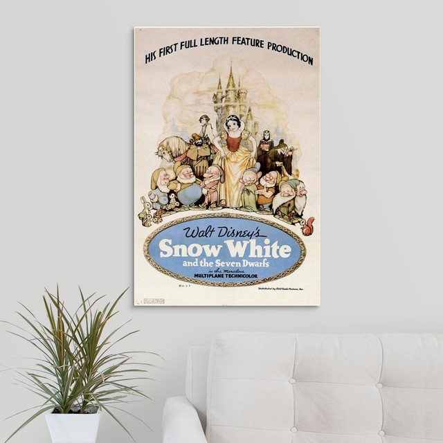"Snow White and the Seven Dwarfs (1937)" Wrapped Canvas Art Print, 20 ...