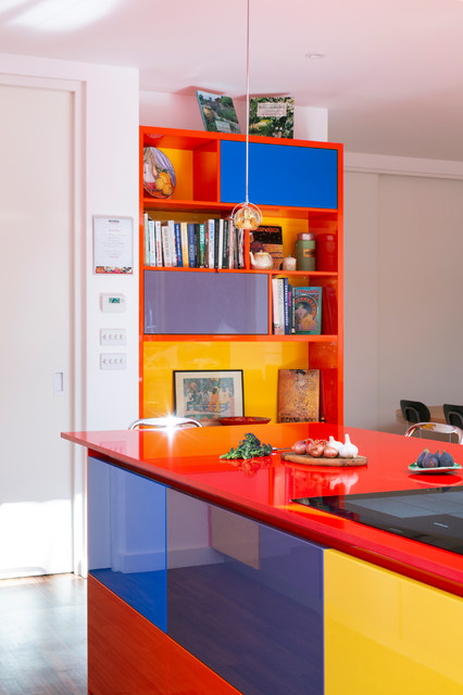 Rainbow Modern Kitchen contemporary-koek