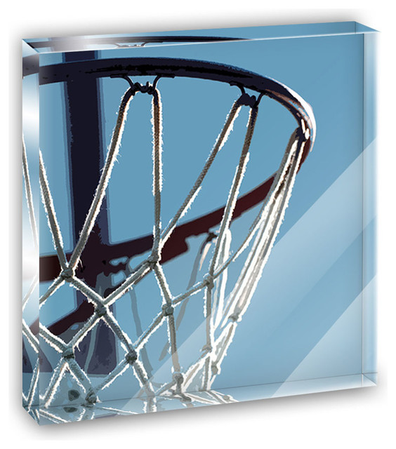 Basketball Hoop Dreaming Mini Desk Plaque and Paperweight