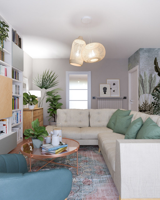 Nuovo look al soggiorno - Progetto in corso contemporary-living-room