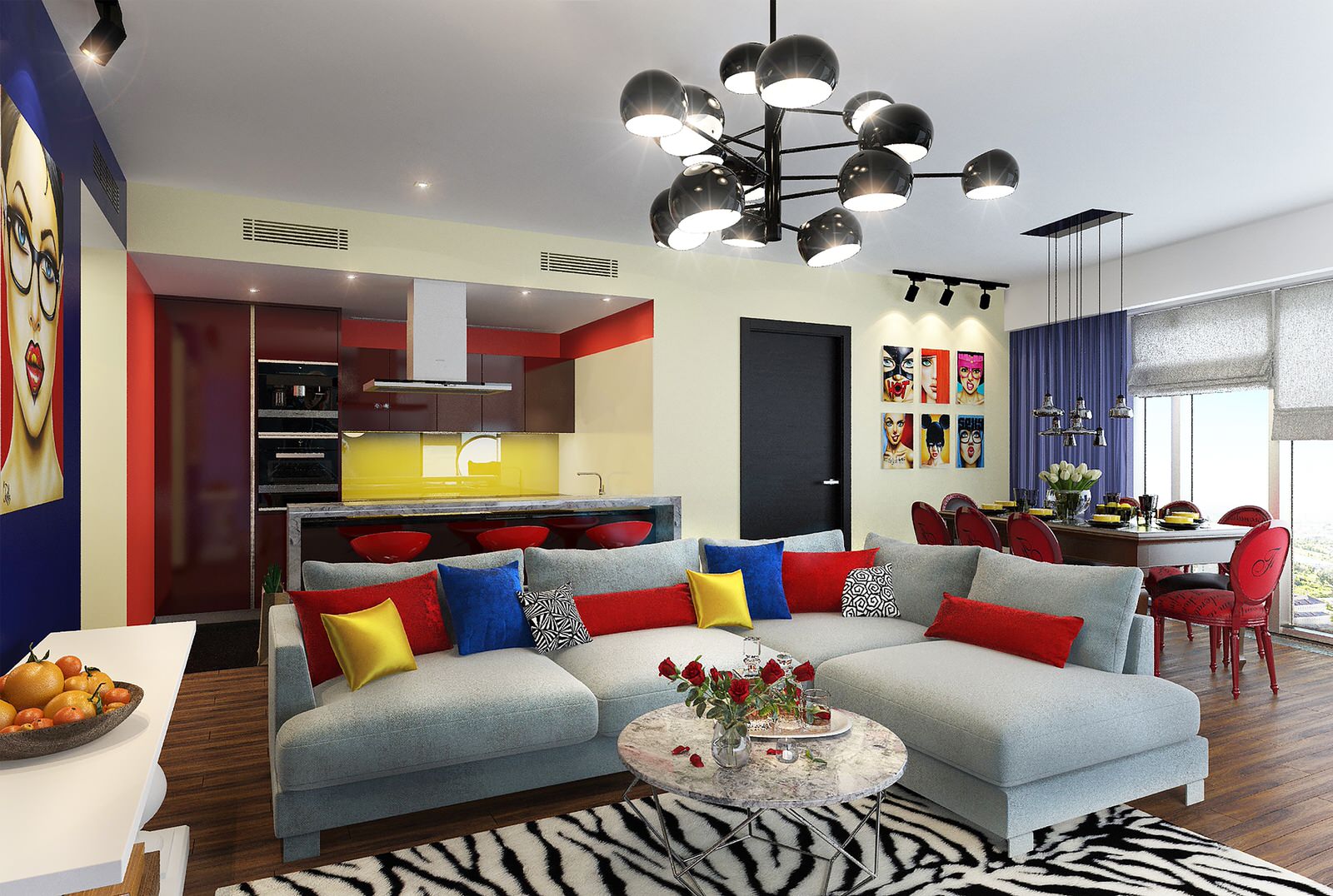 Зона отдыха и просмотра кинофильмов