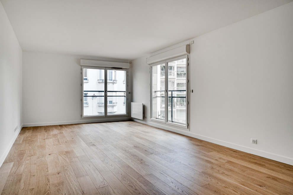 Idées déco pour une salle de séjour contemporaine.
