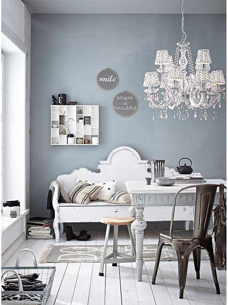 Esszimmer im Shabby Chic Look - Shabby-chic Style - Dining Room