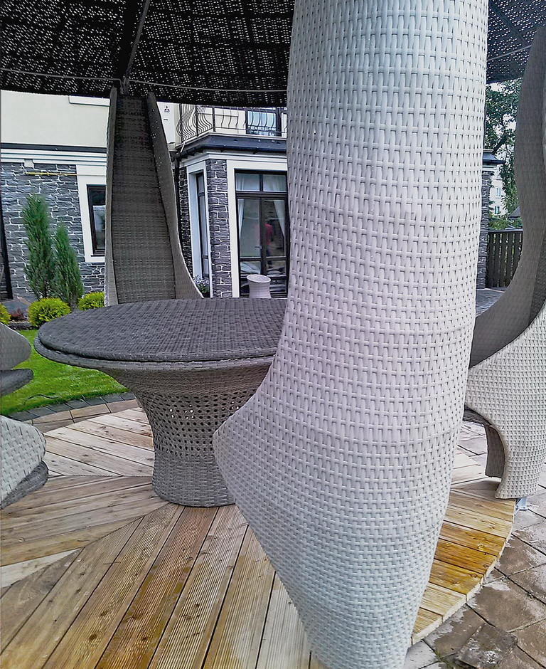 беседка Everest комбинированная с крышей венге