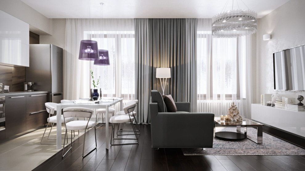 Кухня-гостинная