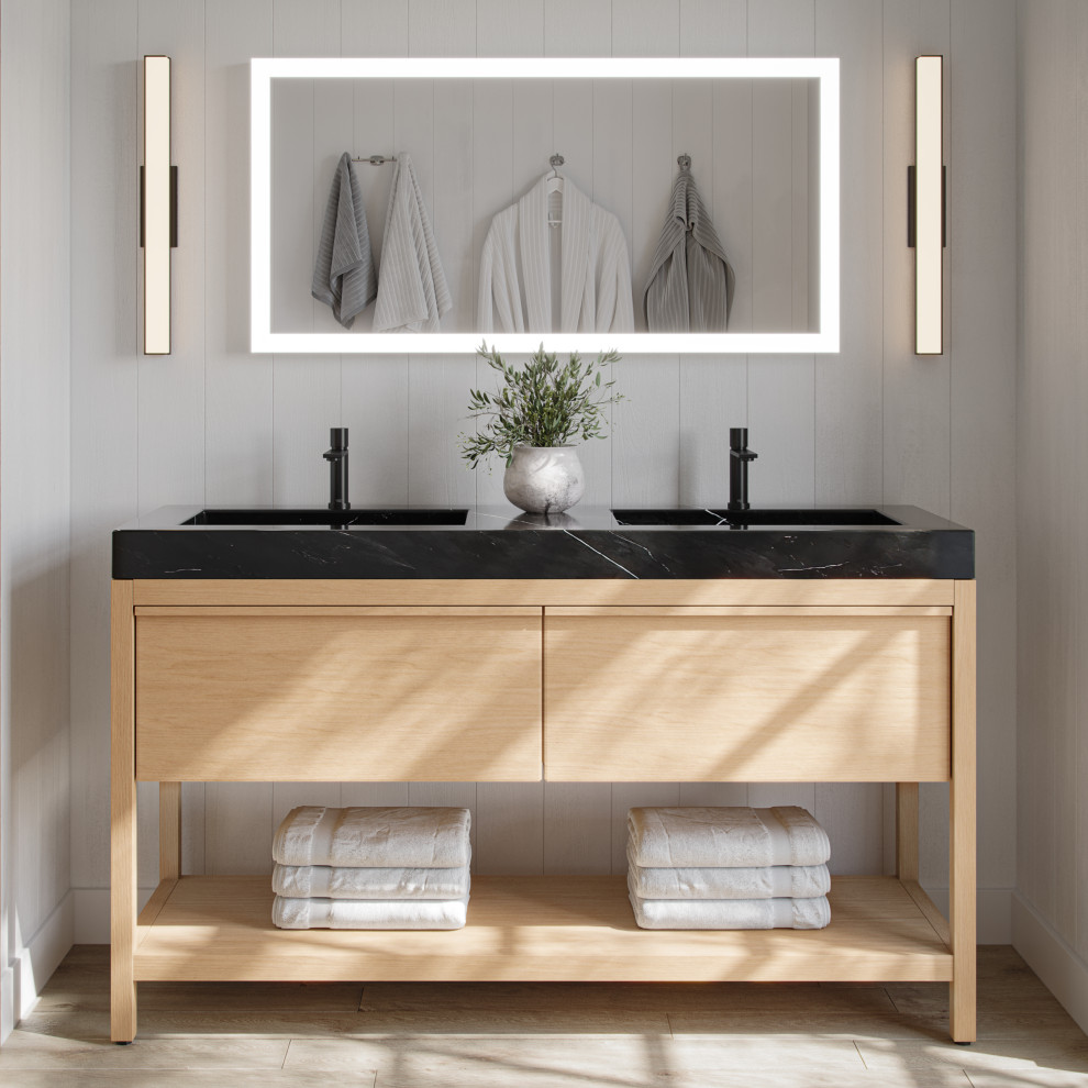 Shoji Bath Vanity Transitional Bathroom Vanities And Sink Consoles