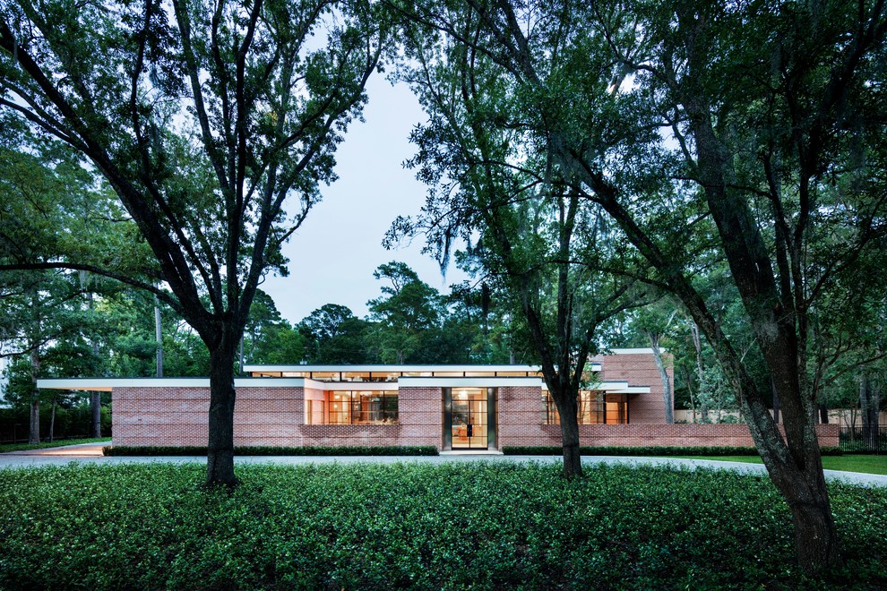 Midcentury exterior in Houston.