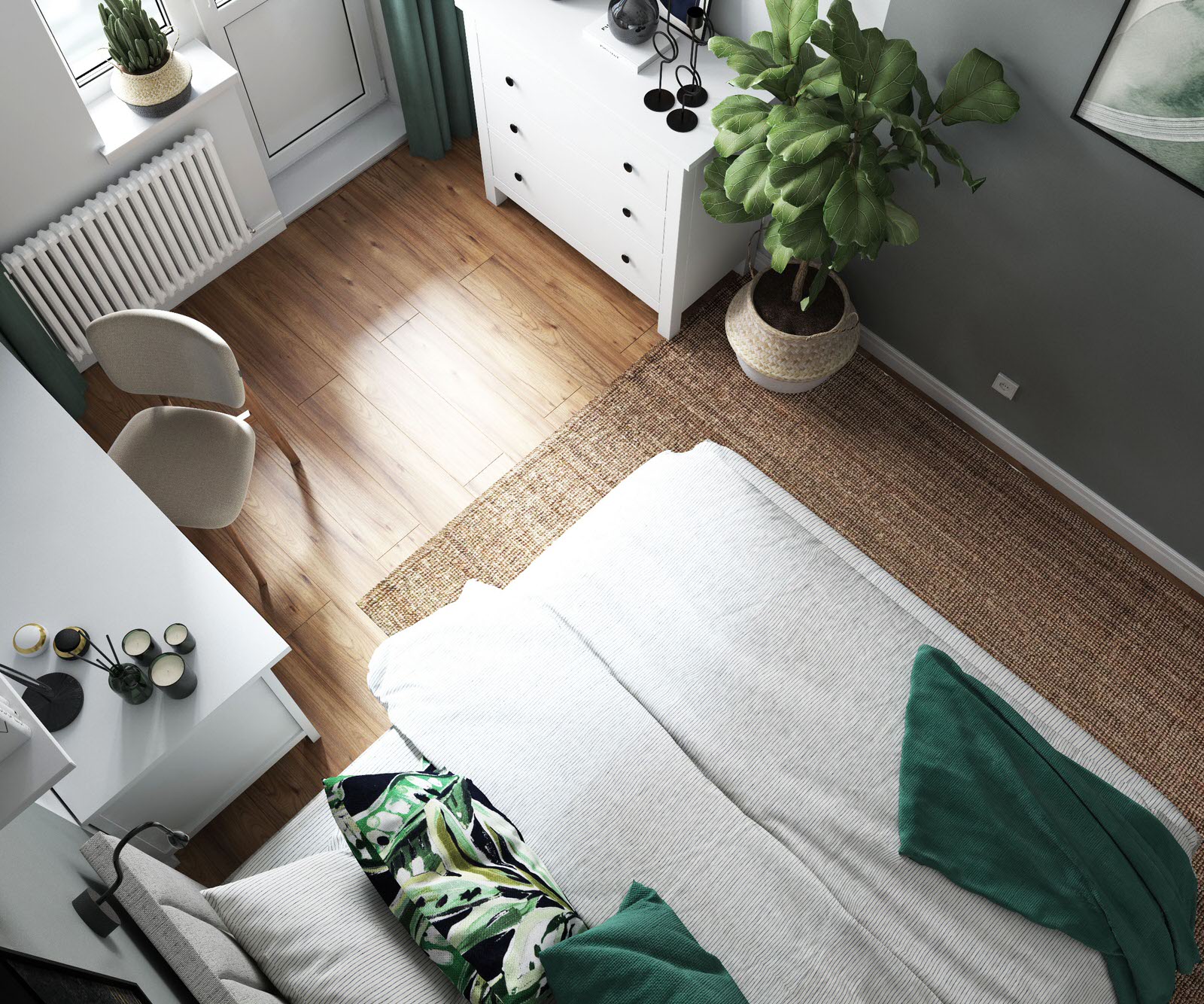 роскошный серо-зеленый